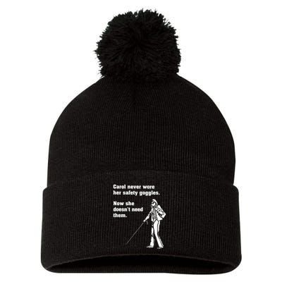 Carol Safety Goggles Funny Science T Chemistry Pom Pom 12in Knit Beanie