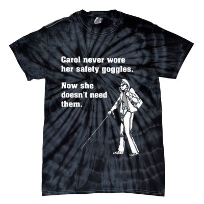 Carol Safety Goggles Funny Science T Chemistry Tie-Dye T-Shirt