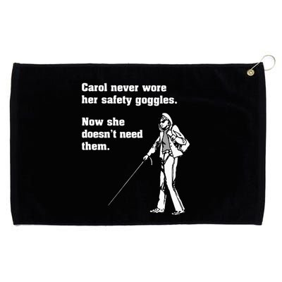 Carol Safety Goggles Funny Science T Chemistry Grommeted Golf Towel