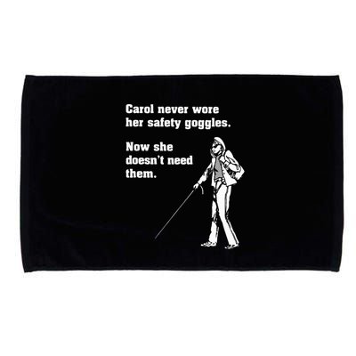 Carol Safety Goggles Funny Science T Chemistry Microfiber Hand Towel
