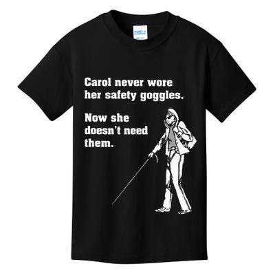 Carol Safety Goggles Funny Science T Chemistry Kids T-Shirt