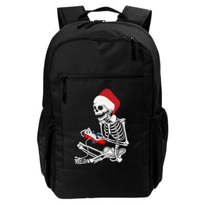 Christmas Skeleton Gamer Video Gaming Backpack