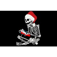 Christmas Skeleton Gamer Video Gaming Bumper Sticker