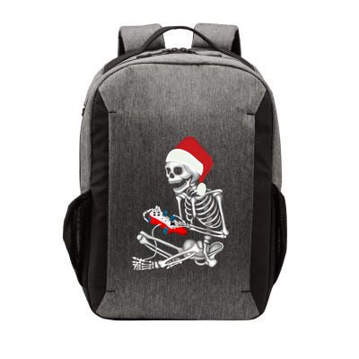 Christmas Skeleton Gamer Video Gaming Vector Backpack