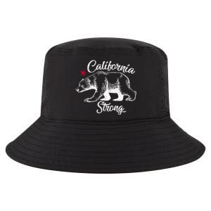 California Strong Grizzly Bear Cool Comfort Performance Bucket Hat