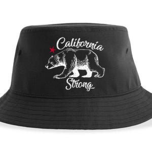 California Strong Grizzly Bear Sustainable Bucket Hat