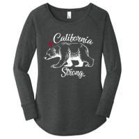 California Strong Grizzly Bear Women's Perfect Tri Tunic Long Sleeve Shirt