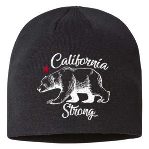 California Strong Grizzly Bear Sustainable Beanie