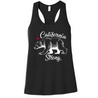 California Strong Grizzly Bear Women's Racerback Tank