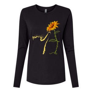 Cat Sunflower Gifts For Cat Lovers Cat Mom Cat Lady Womens Cotton Relaxed Long Sleeve T-Shirt