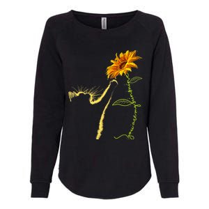 Cat Sunflower Gifts For Cat Lovers Cat Mom Cat Lady Womens California Wash Sweatshirt