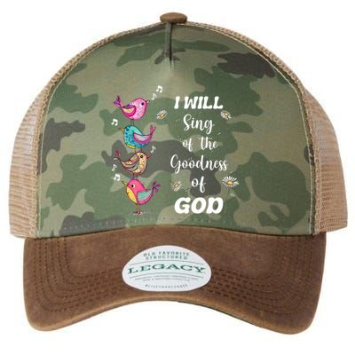 Cute Sing Goodness Of God Christian Bible Verse Legacy Tie Dye Trucker Hat