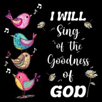 Cute Sing Goodness Of God Christian Bible Verse City Backpack