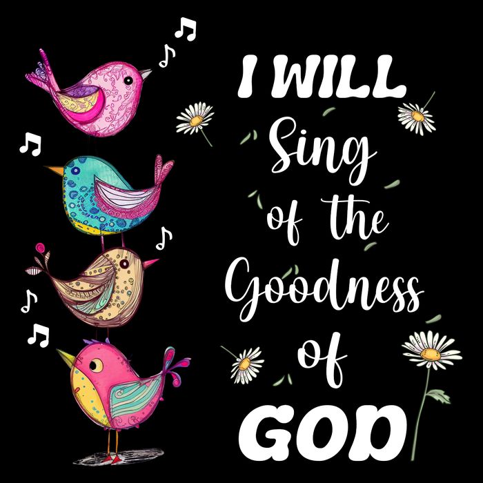 Cute Sing Goodness Of God Christian Bible Verse City Backpack