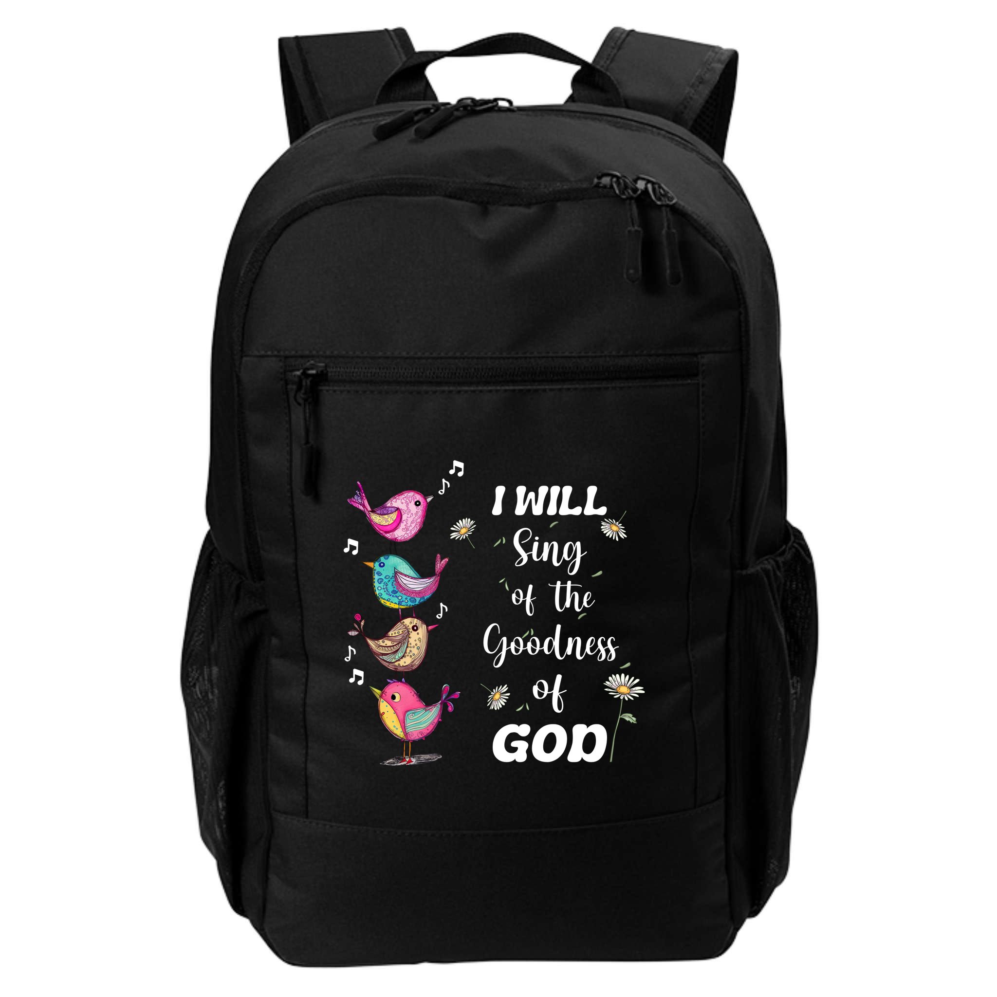 Cute Sing Goodness Of God Christian Bible Verse Backpack