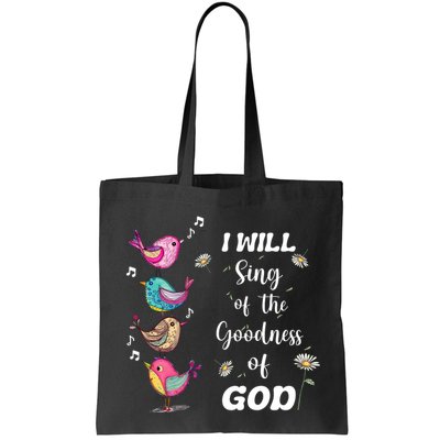 Cute Sing Goodness Of God Christian Bible Verse Bag