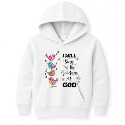 Cute Sing Goodness Of God Christian Bible Verse Kids Hoodie