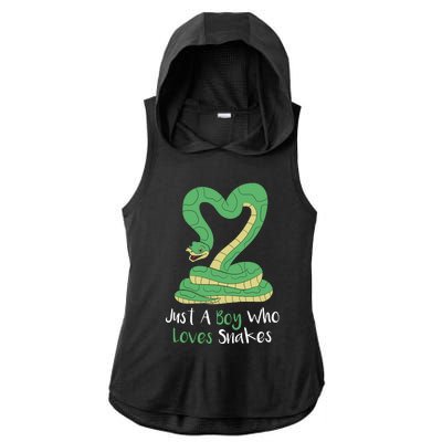 Cute Snake Gift Girl Boy Boa Constrictor Ladies PosiCharge Tri-Blend Wicking Draft Hoodie Tank