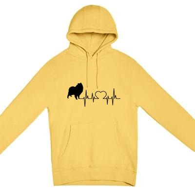 Cloud Spitz Ger Spitz Heartbeat Gift Premium Pullover Hoodie