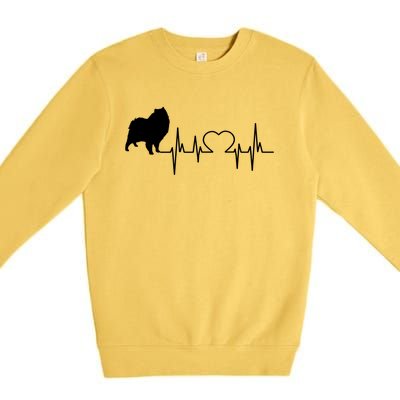 Cloud Spitz Ger Spitz Heartbeat Gift Premium Crewneck Sweatshirt