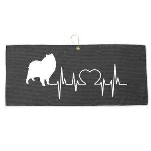 Cloud Spitz Ger Spitz Heartbeat Gift Large Microfiber Waffle Golf Towel