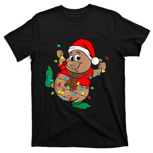 Cute Santa Gus Christmas Lights T-Shirt