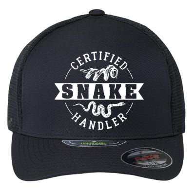 Certified Snake Handler Flexfit Unipanel Trucker Cap