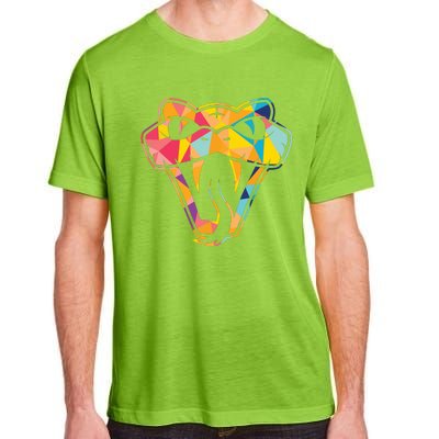 Colorful Snake Head Serpent Adult ChromaSoft Performance T-Shirt