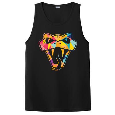 Colorful Snake Head Serpent PosiCharge Competitor Tank