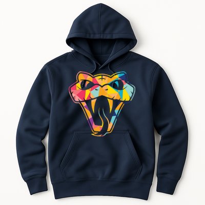 Colorful Snake Head Serpent Hoodie