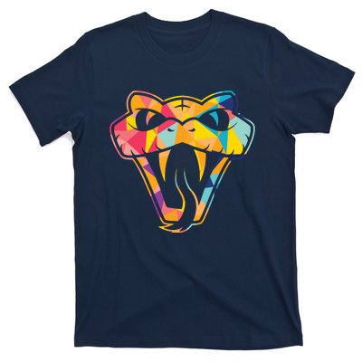 Colorful Snake Head Serpent T-Shirt