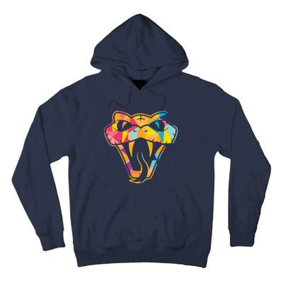 Colorful Snake Head Serpent Tall Hoodie