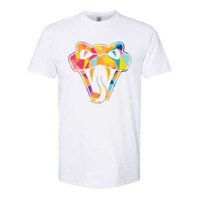 Colorful Snake Head Serpent Softstyle® CVC T-Shirt