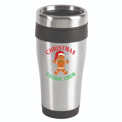 Christmas Santa Hat Gingerbread Cookie Crew Baking Team Great Gift 16oz Travel Tumbler