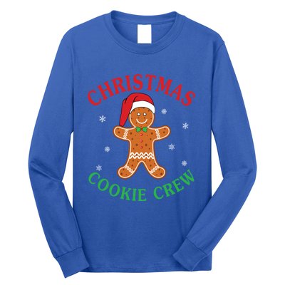 Christmas Santa Hat Gingerbread Cookie Crew Baking Team Great Gift Long Sleeve Shirt