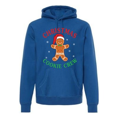 Christmas Santa Hat Gingerbread Cookie Crew Baking Team Great Gift Premium Hoodie