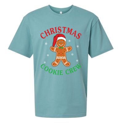 Christmas Santa Hat Gingerbread Cookie Crew Baking Team Great Gift Sueded Cloud Jersey T-Shirt