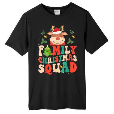 Cute Santa Hat Reindeer Family Christmas Squad Xmas Pajama Gift Tall Fusion ChromaSoft Performance T-Shirt