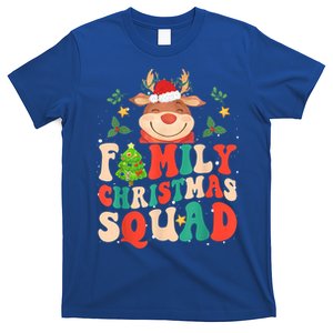 Cute Santa Hat Reindeer Family Christmas Squad Xmas Pajama Gift T-Shirt