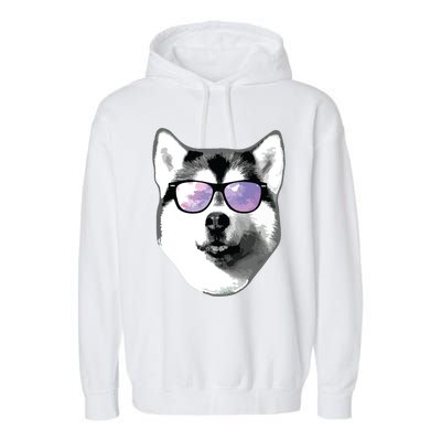 Cool Siberian Husky T Gift For Men Women Boy Girl Garment-Dyed Fleece Hoodie