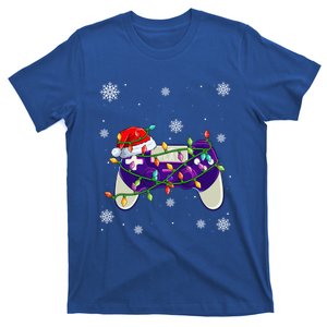 Christmas Santa Hat Video Gamer Controller Xmas Gift T-Shirt