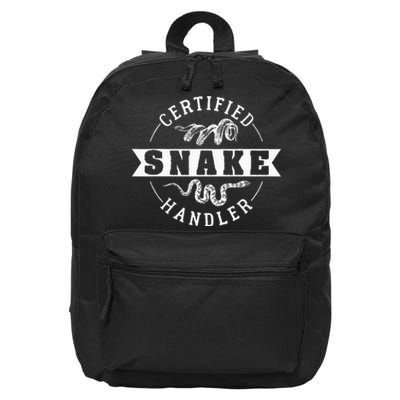 Certified Snake Handler 16 in Basic Backpack