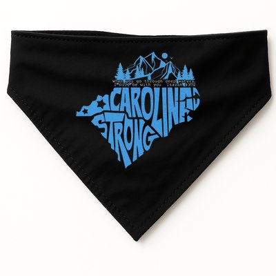 Carolina Strong Hurricane Relief Western Nc USA-Made Doggie Bandana