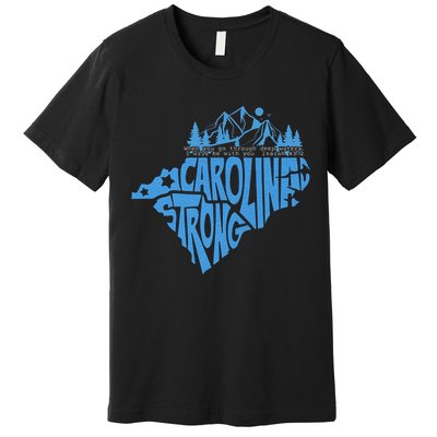 Carolina Strong Hurricane Relief Western Nc Premium T-Shirt