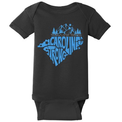 Carolina Strong Hurricane Relief Western Nc Baby Bodysuit