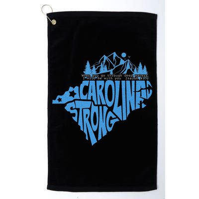 Carolina Strong Hurricane Relief Western Nc Golf Towel