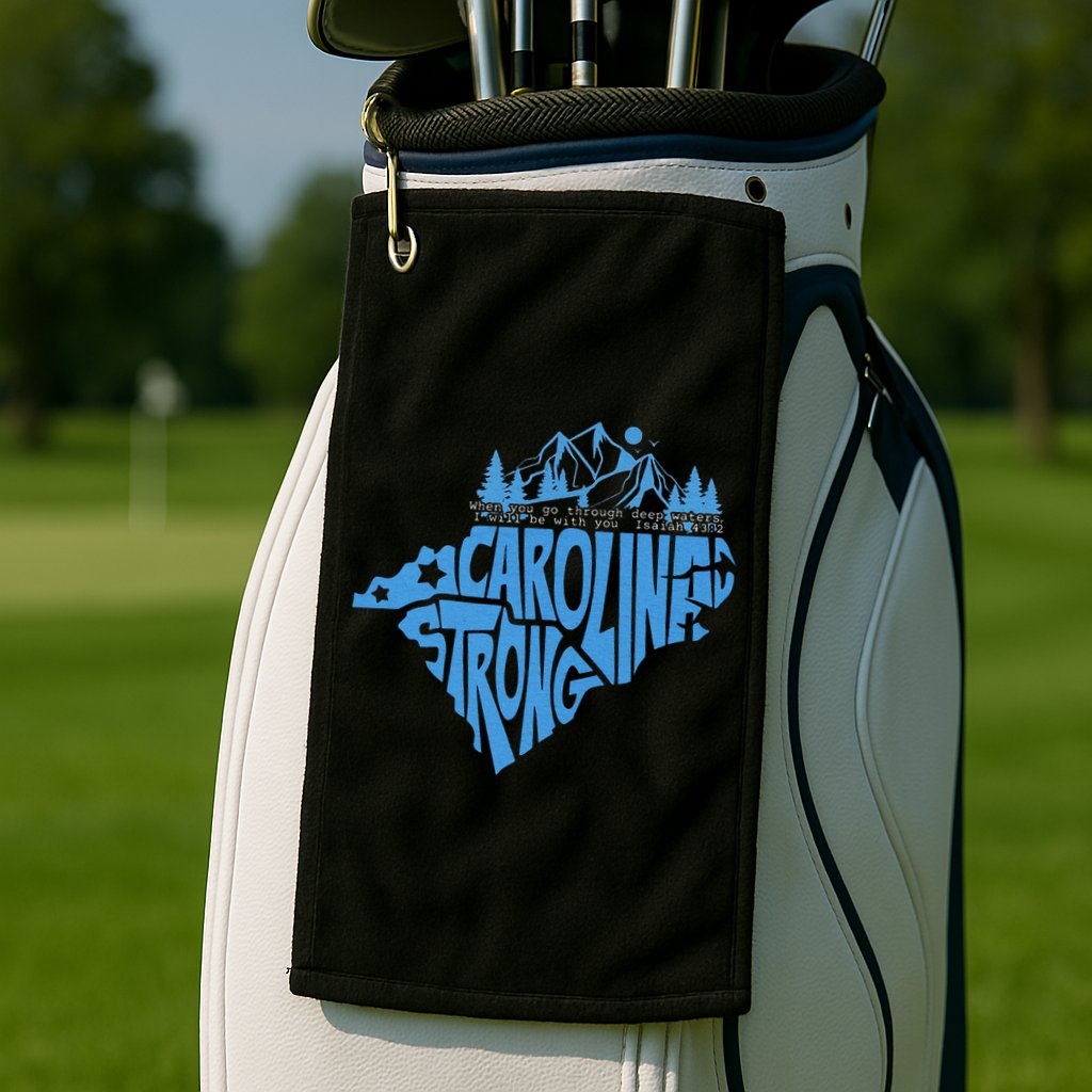 Carolina Strong Hurricane Relief Western Nc Golf Towel