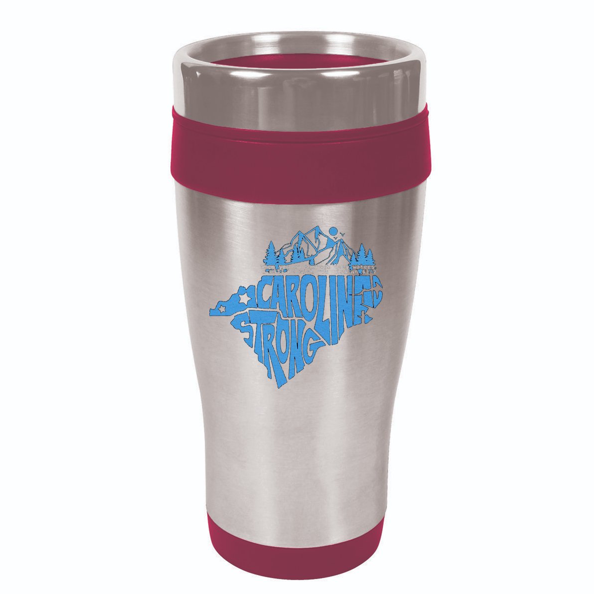 Carolina Strong Hurricane Relief Western Nc 16oz Travel Tumbler