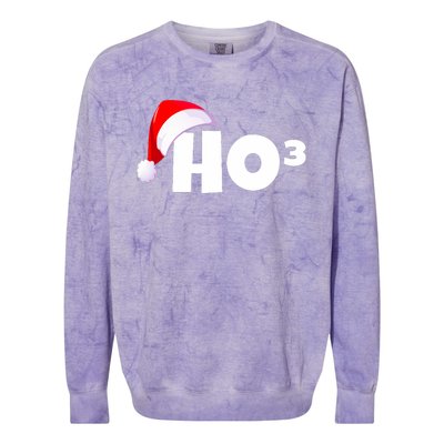 Christmas Santa Hohoho Math & Physics Joke Colorblast Crewneck Sweatshirt