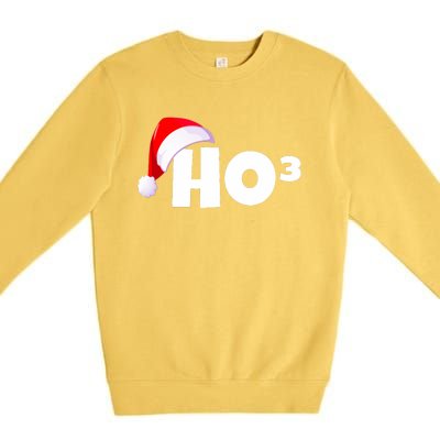 Christmas Santa Hohoho Math & Physics Joke Premium Crewneck Sweatshirt